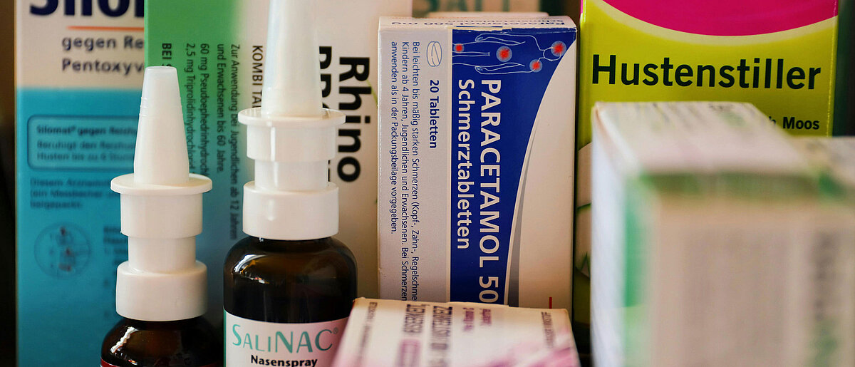 Medikament für die Reiseapotheke