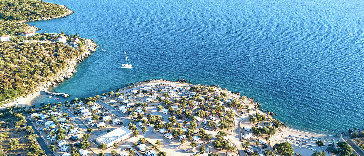 Campingplatz am Meer