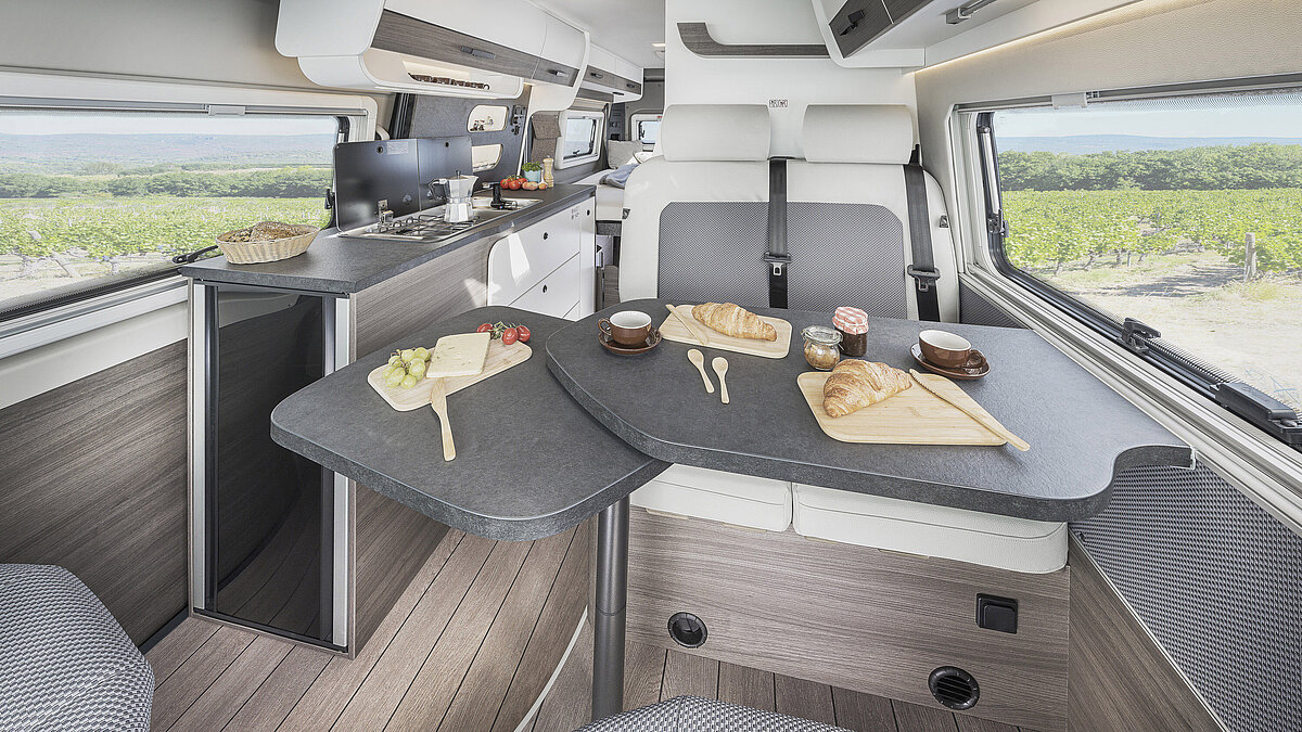 Blick in den VANTourer Kastenwagen 630 L