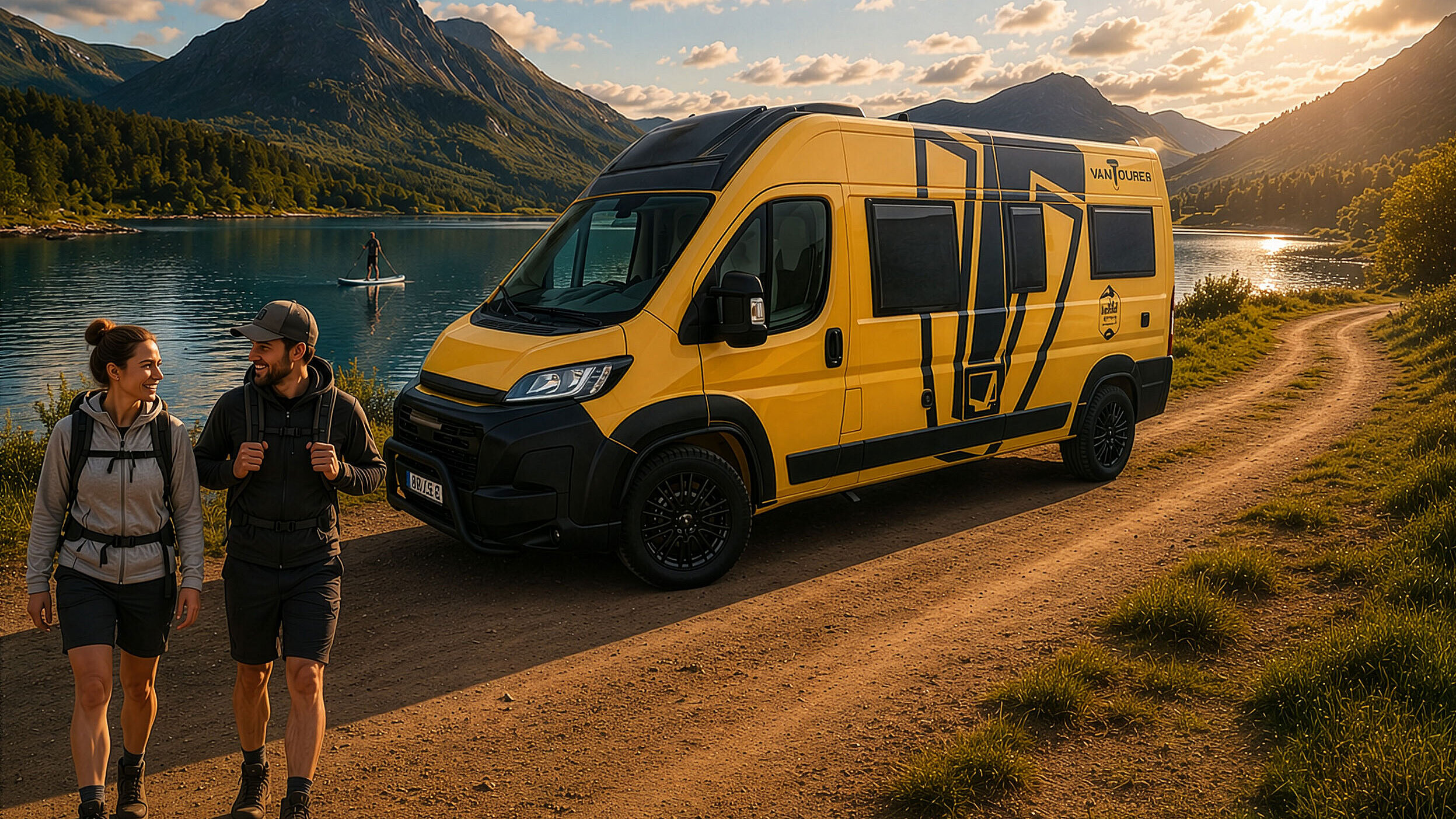 Aktivurlaub im VANTourer Campervan