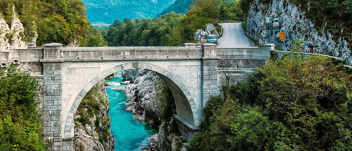 Campervan-Roadtrip in Soča-Tal