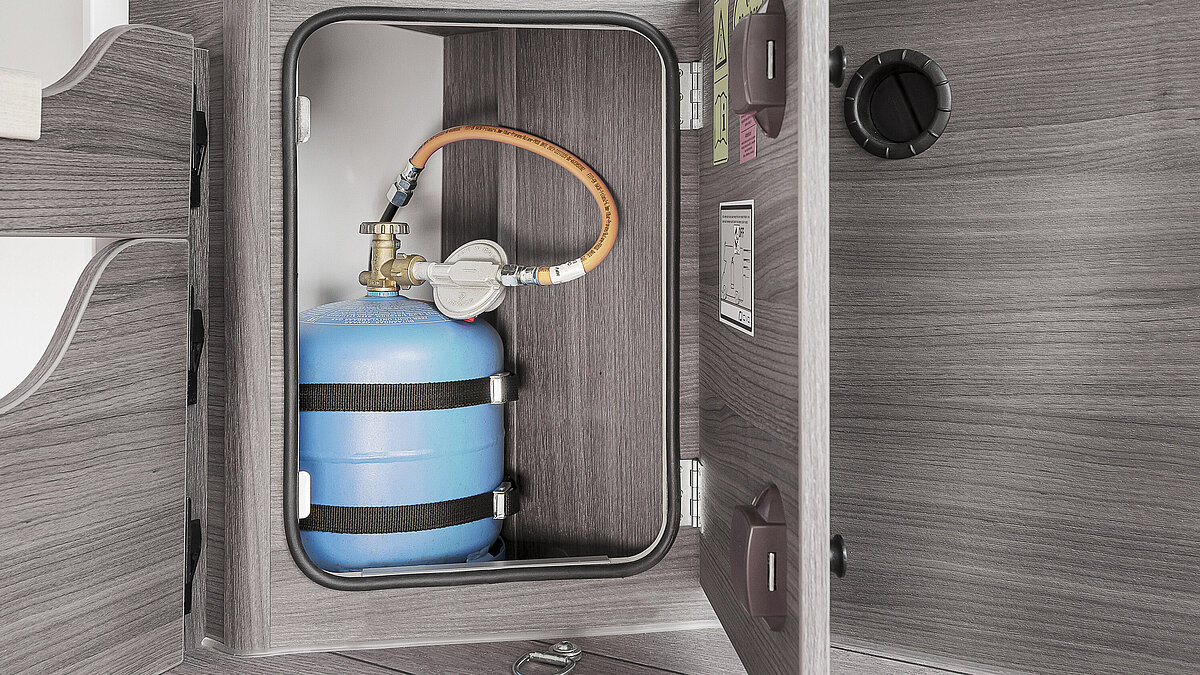 Gasflaschenfach für Gasflasche (Campingaz Typ R 907 2,75 kg)