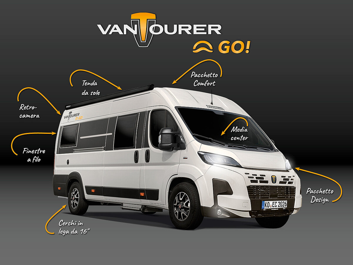 Furgone speciale VANTourer GO! - ora in vendita a partire da 63.180€