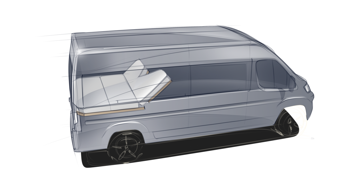 VANTourer conversion from bed to lounge