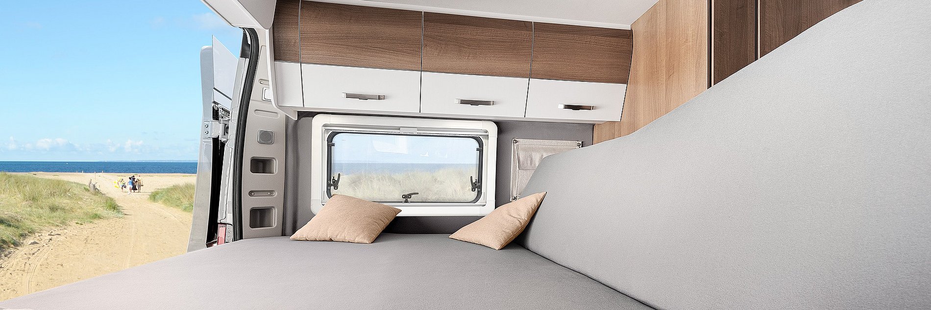 VANTourer Loungefunktion Bett