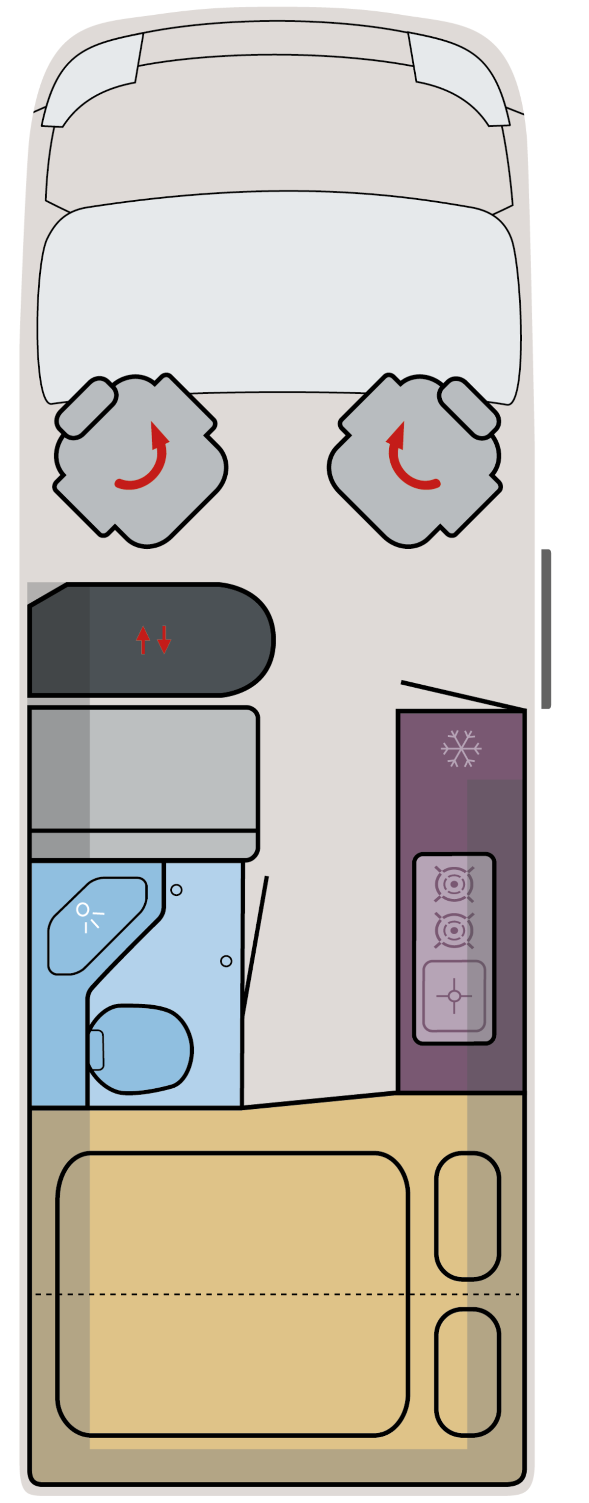 Grundriss VANTourer 600 Ds