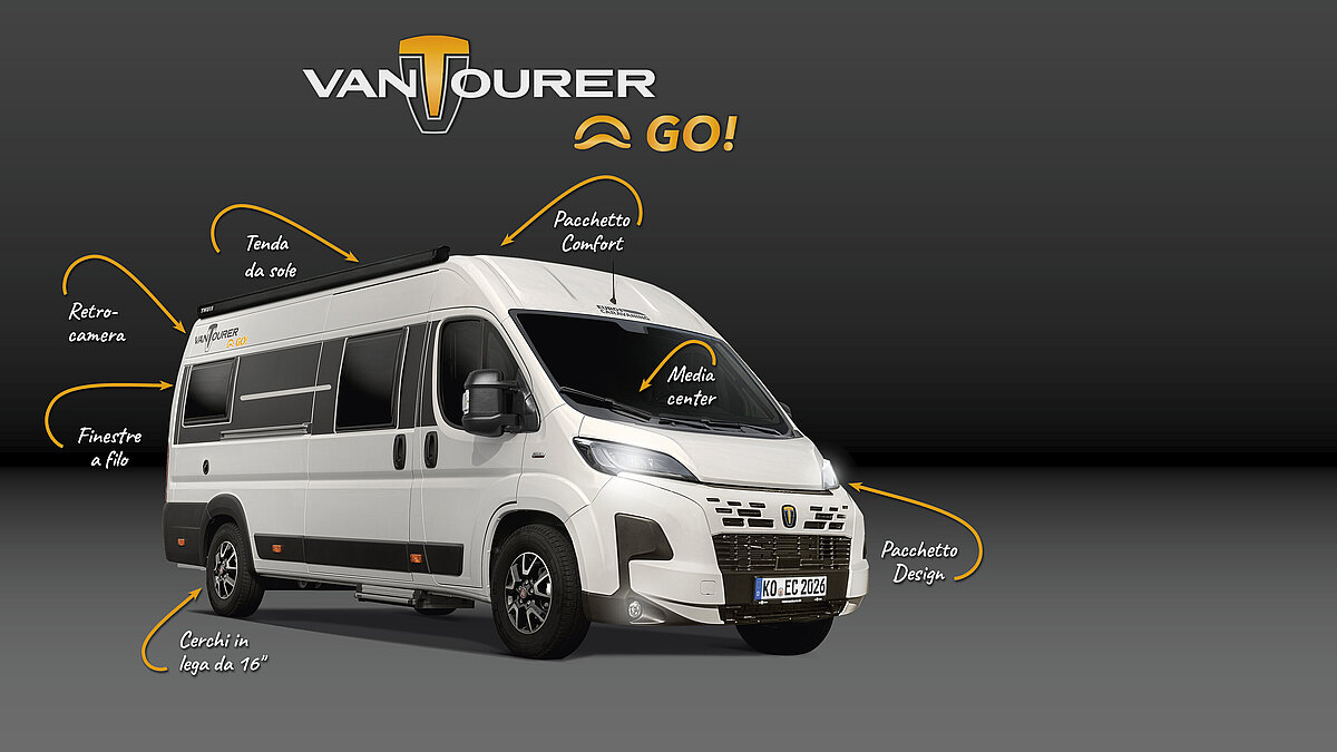 Furgone speciale VANTourer GO! - ora in vendita a partire da 63.180 €