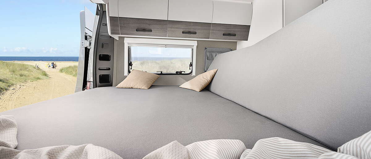 Die Lounge im VANTourer Kastenwagen